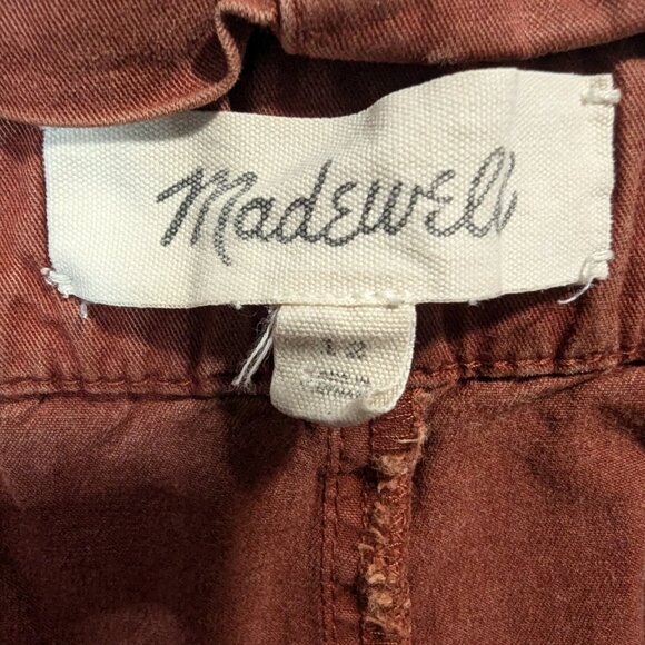 Madewell Orange High-Waisted Pants - Picture 3 of 5